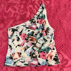 Wray NYC Snapshot One-Shoulder Top